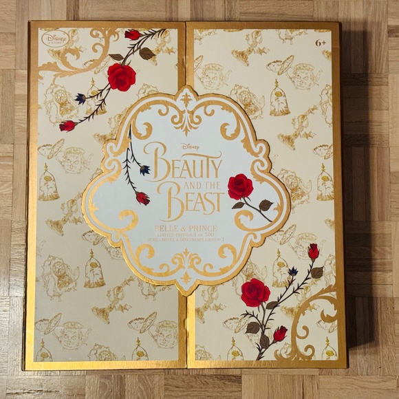 Disney - Beauty and the Beast Belle and Prince Set, Platinum Edition, NRFB - Picture 2 of 2